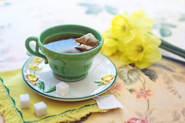 Teh hijau, rebusan herba